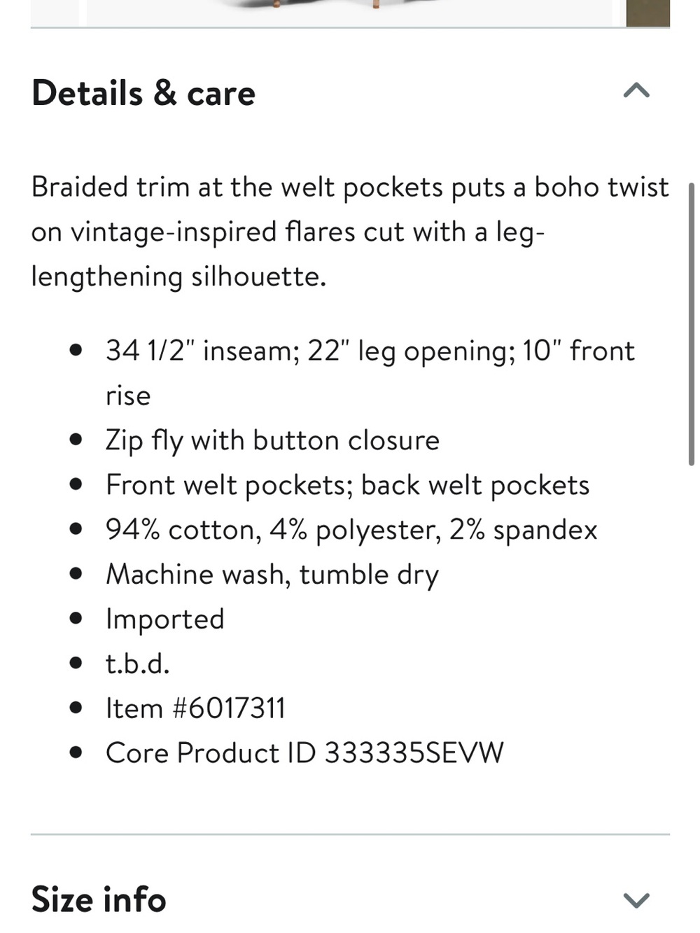 7 For all Mankind Georgia Light Wash Women's Jeans with Braided Pocket Detail - Picture 6 of 6
